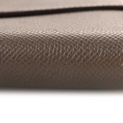 Epsom Kelly Longue Wallet Etoupe