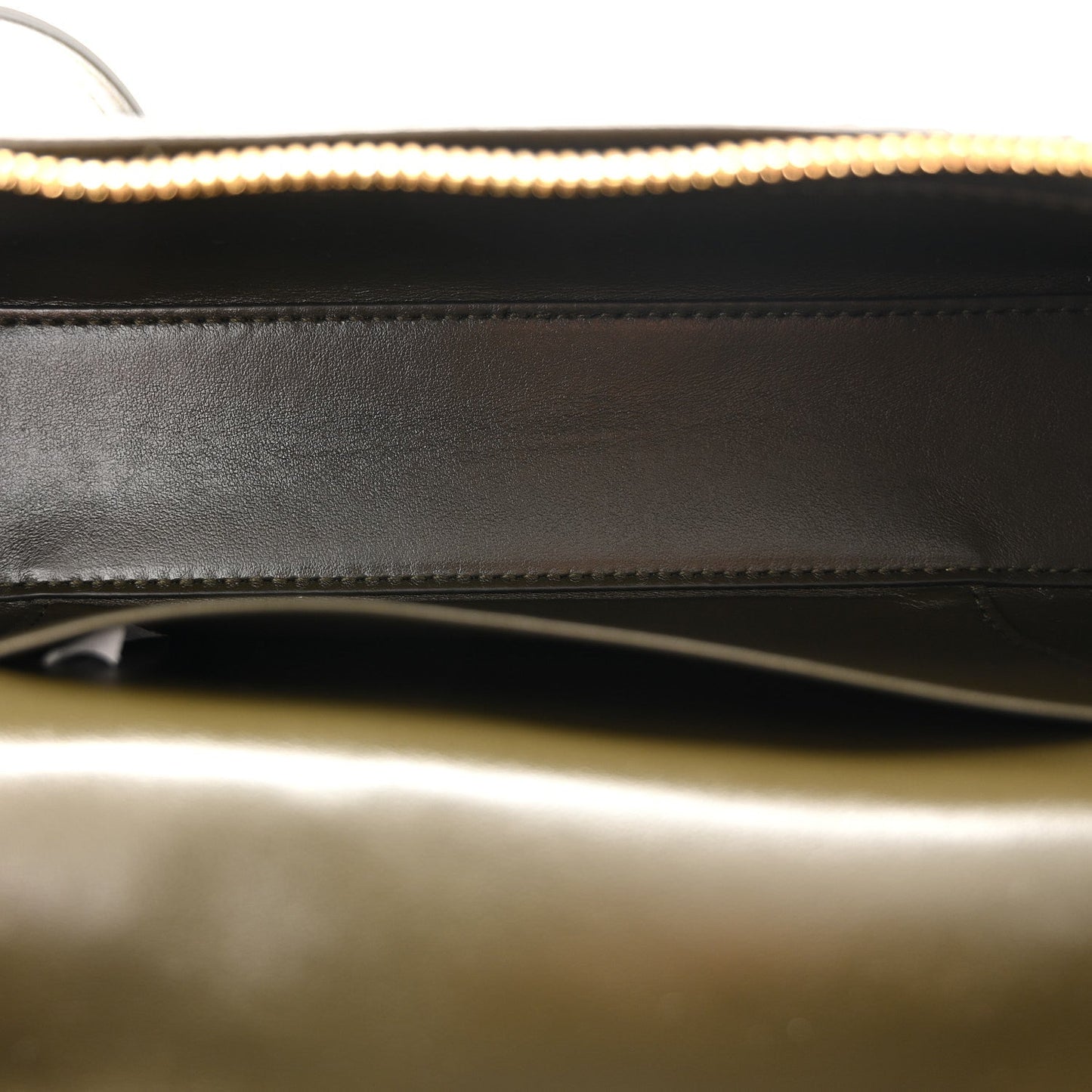 Calfskin Intrecciato Bang Bang Vanity Case Kaki