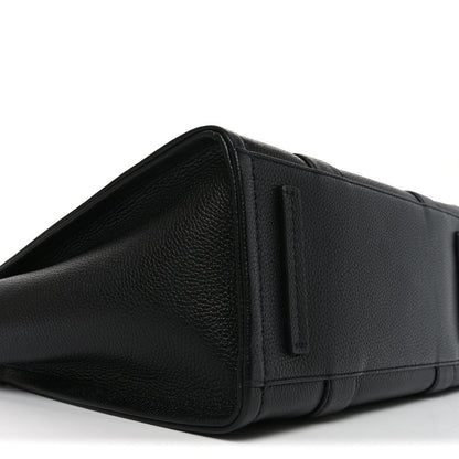 Grained Calfskin Medium The Tote Bag Black