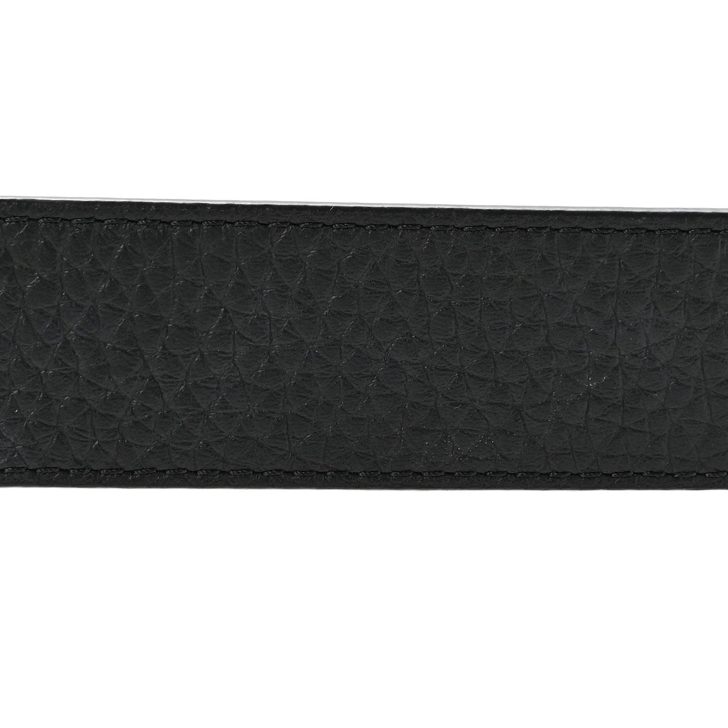 Taurillon Calfskin 30mm LV Initiales Reversible Belt 80 32 Black