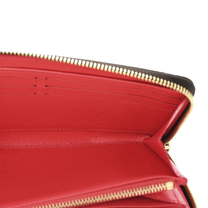 Damier Ebene 2016 Christmas Animation Zippy Wallet Rouge