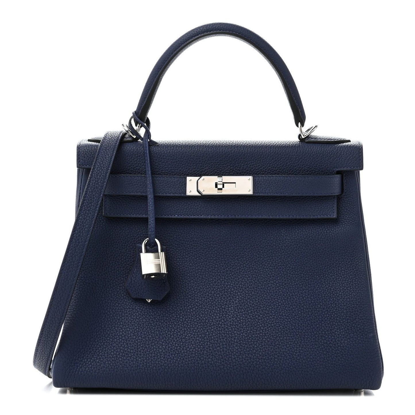 Togo Kelly Retourne 28 Bleu Saphir
