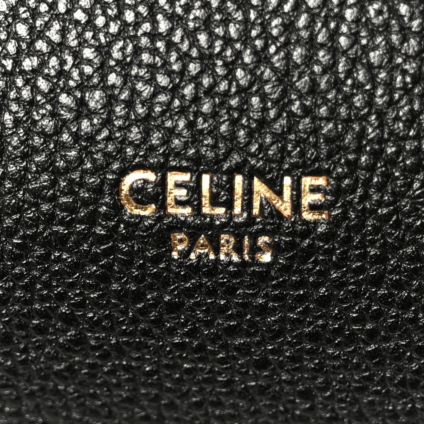 Grained Calfskin Little New Luggage Black
