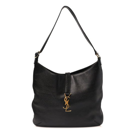 Calfskin Monogram Hobo Black