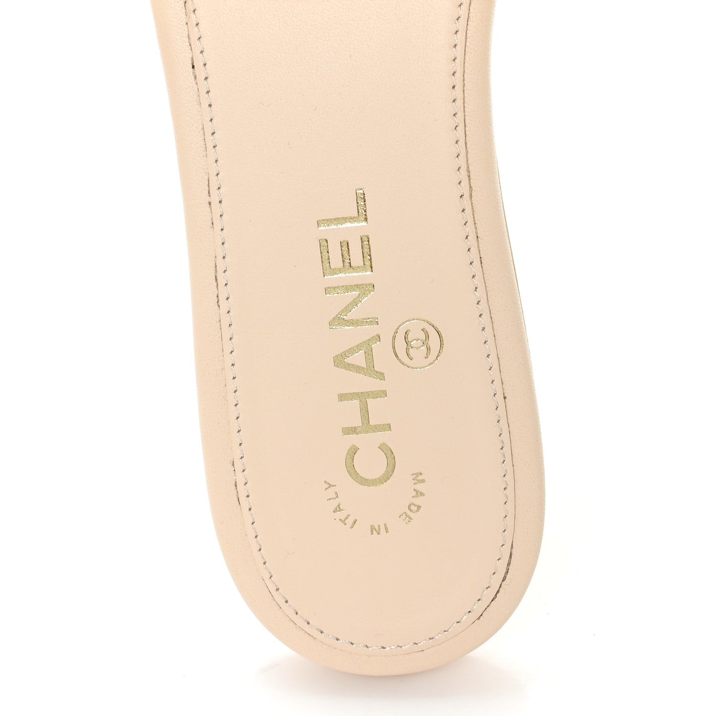 Crochet CC Mules Sandals 38.5 Beige