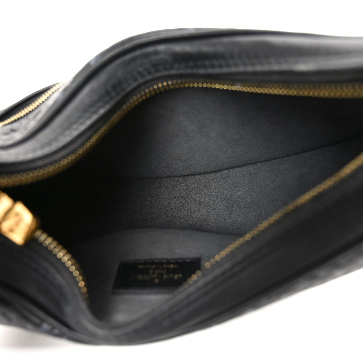 Calfskin Embossed Monogram Loop Black