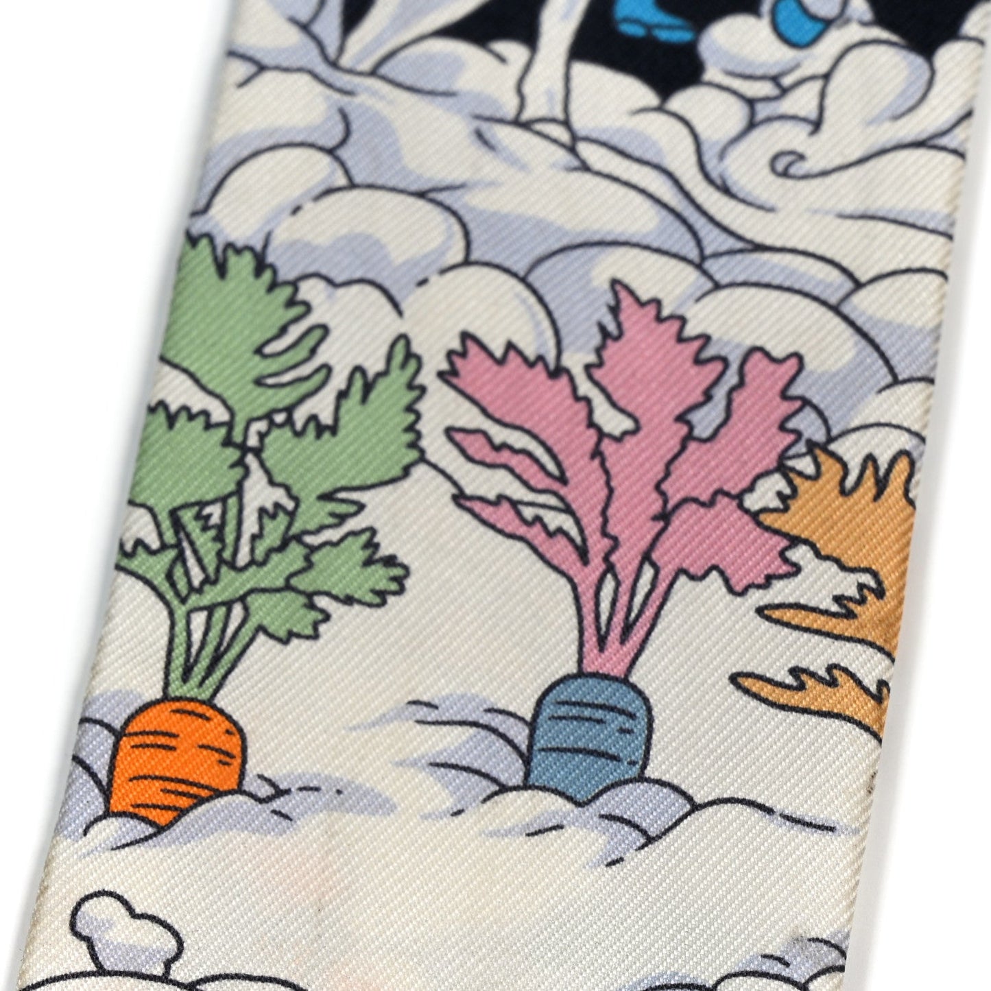 Silk Sur Mon Nuage Twilly Bleu Black Mauve