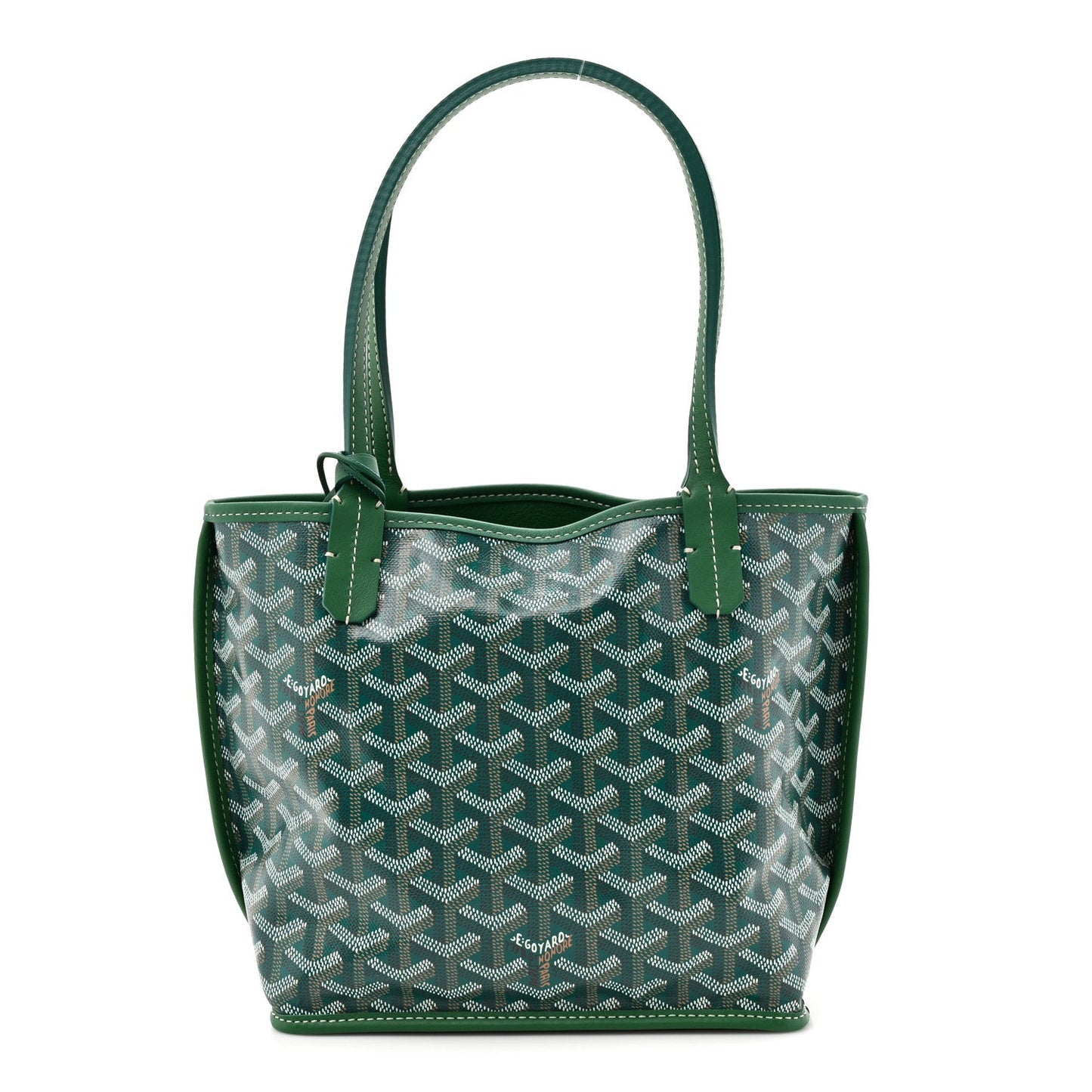 Goyardine Reversible Mini Anjou Green