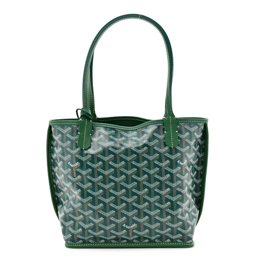 Goyardine Reversible Mini Anjou Green