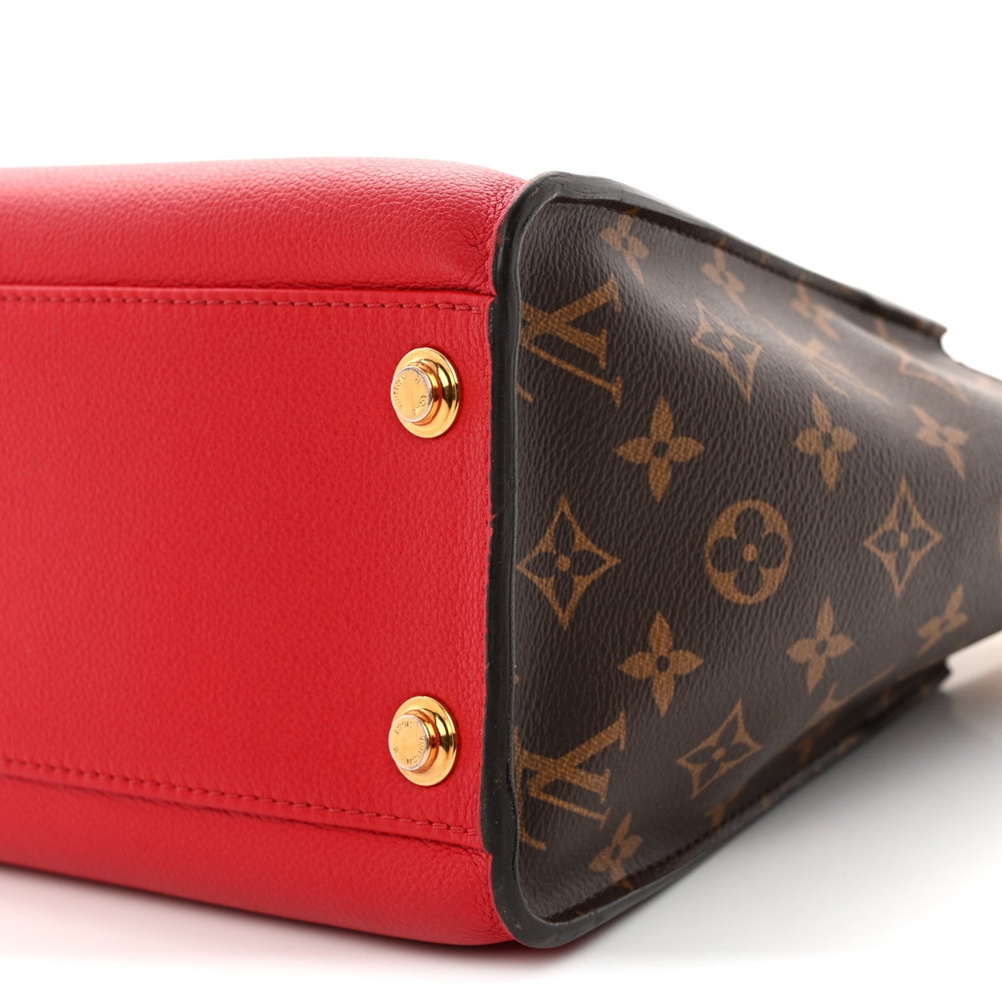 Calfskin Monogram On My Side Pirate Red
