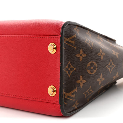Calfskin Monogram On My Side Pirate Red