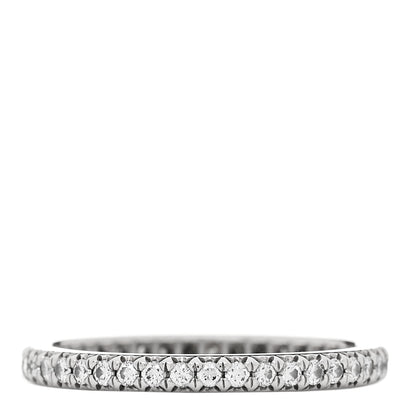 Platinum Diamond .32ctw Soleste Eternity Band Ring 50 5.5