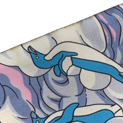 Silk Sur Mon Nuage Twilly Bleu Black Mauve