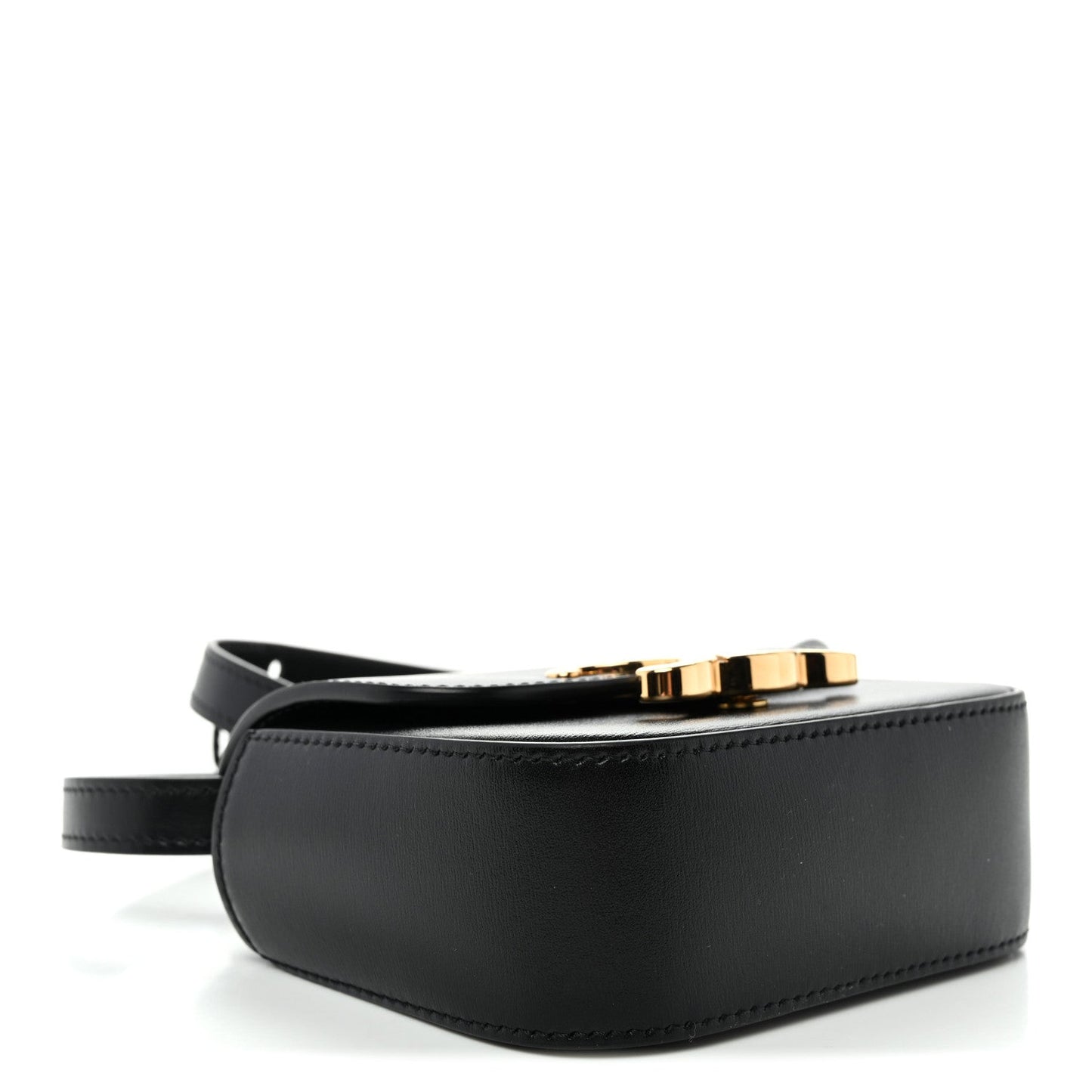 Shiny Calfskin Mini Triomphe Black