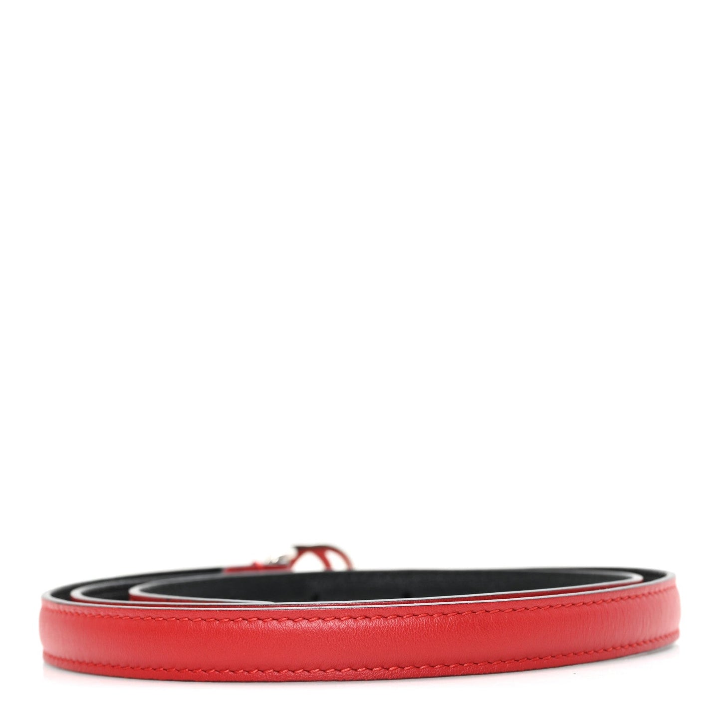 Moon Calfskin Nickel Interlocking G 20mm Belt 90 36 Tabasco