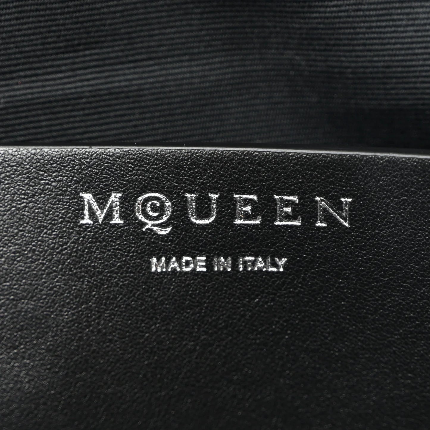 Alexander McQueen Calfskin The Manta Bag Black