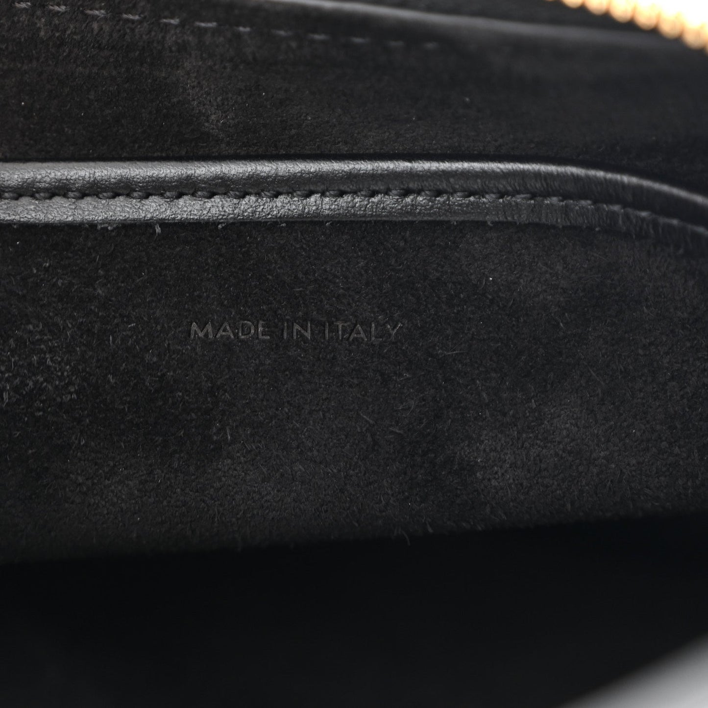 Smooth Calfskin Medium Strap Ava Triomphe Shoulder Bag Black