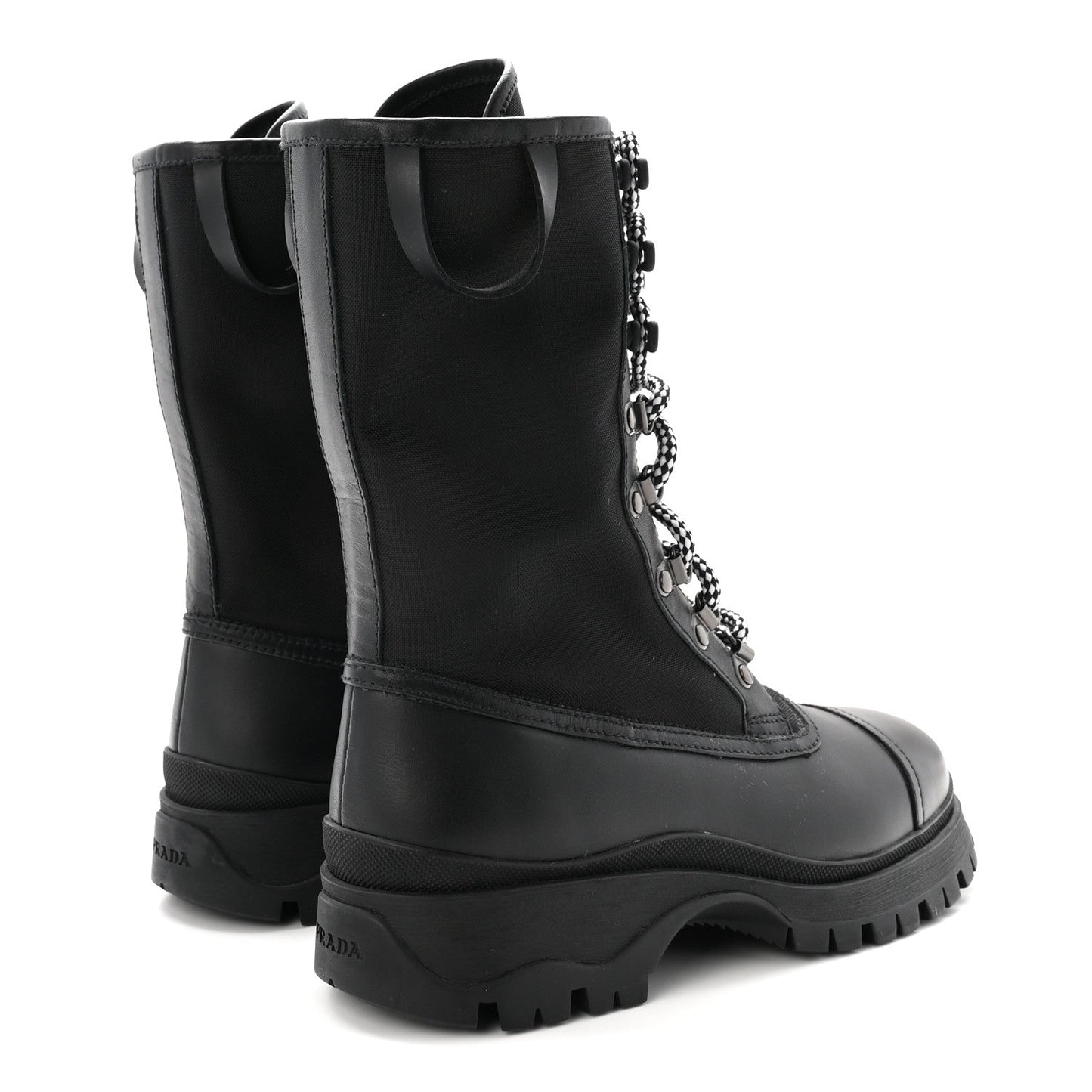 Vitello Montana Neoprene Combat Boots 36 Black