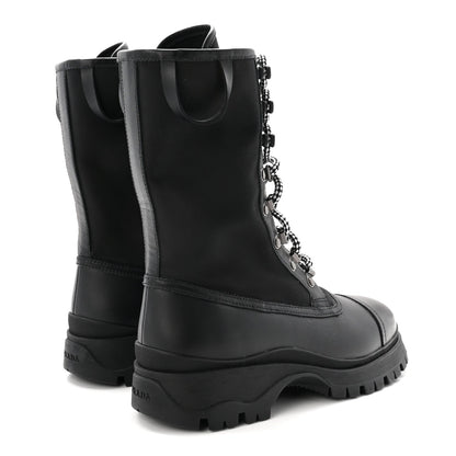 Vitello Montana Neoprene Combat Boots 36 Black