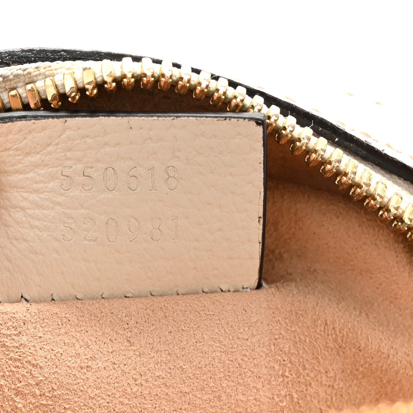 Textured Calfskin Web Mini Ophidia Round Shoulder Bag Mystic White