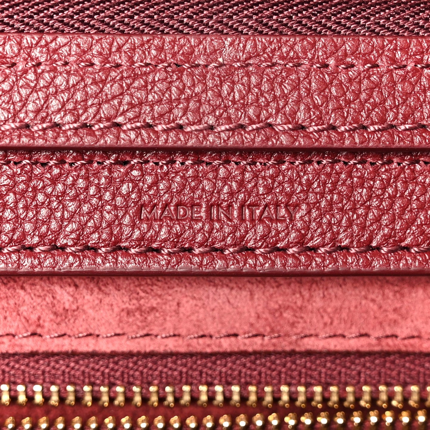 Grained Calfskin Little New Luggage Syrah