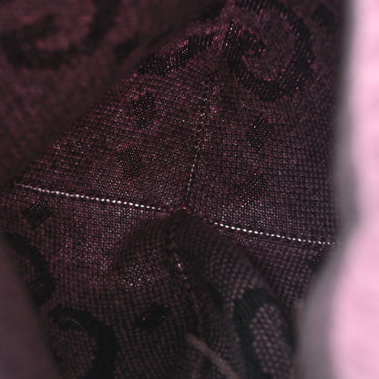 Cashmere Jacquard Monogram Jumbo GG Canvy Hat Beanie Hat M Graphite Pink