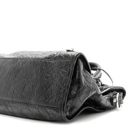 Agneau Arena Silver Hardware Medium Le City Black
