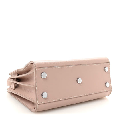 Grained Calfskin Nano Sac De Jour Antique Rose