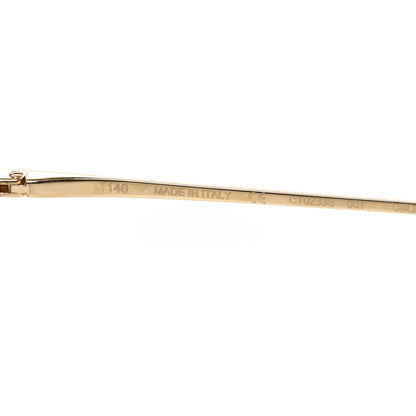 Panthere De Cartier Aviator Sunglasses CT0233S Gold
