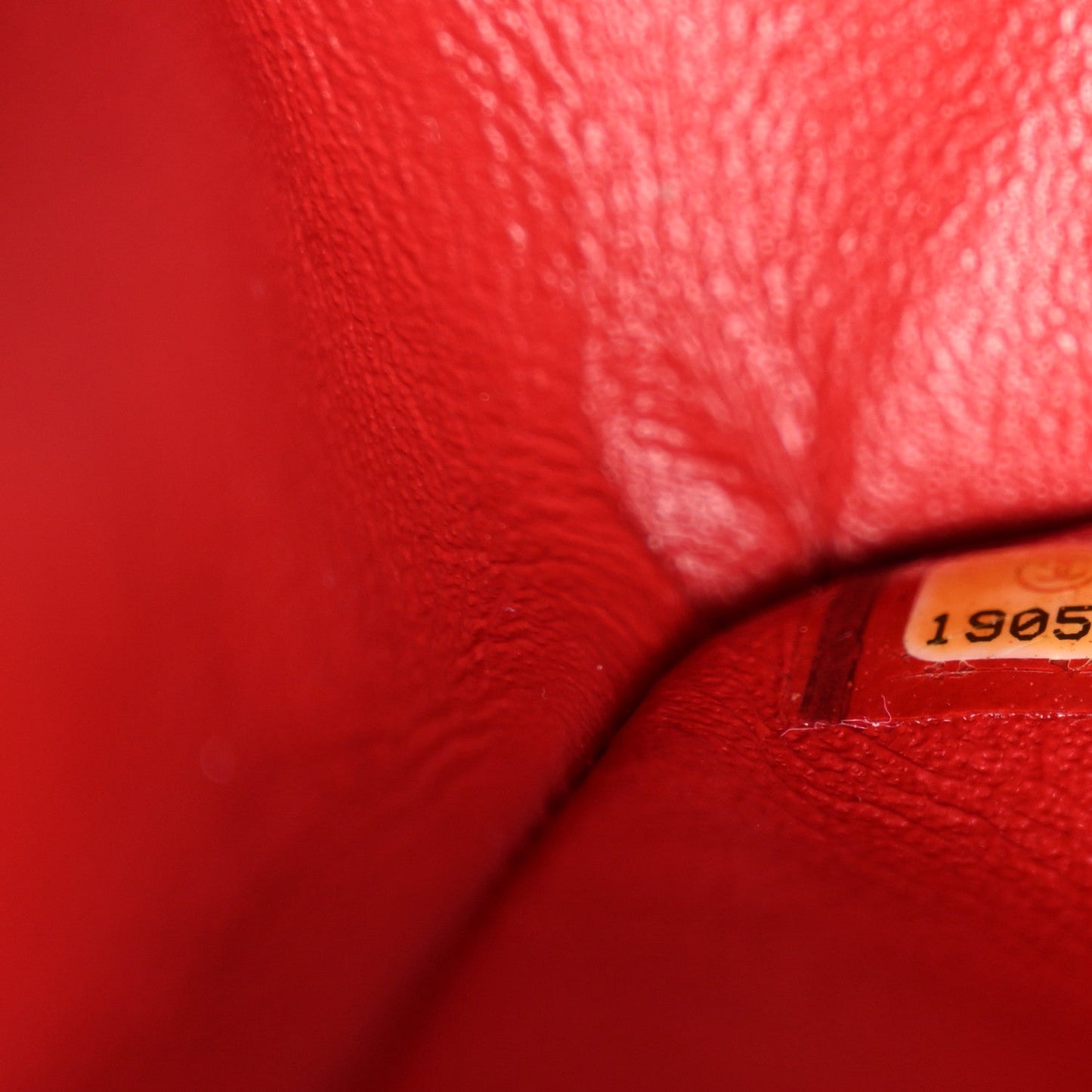 Caviar Quilted Medium Double Flap Red