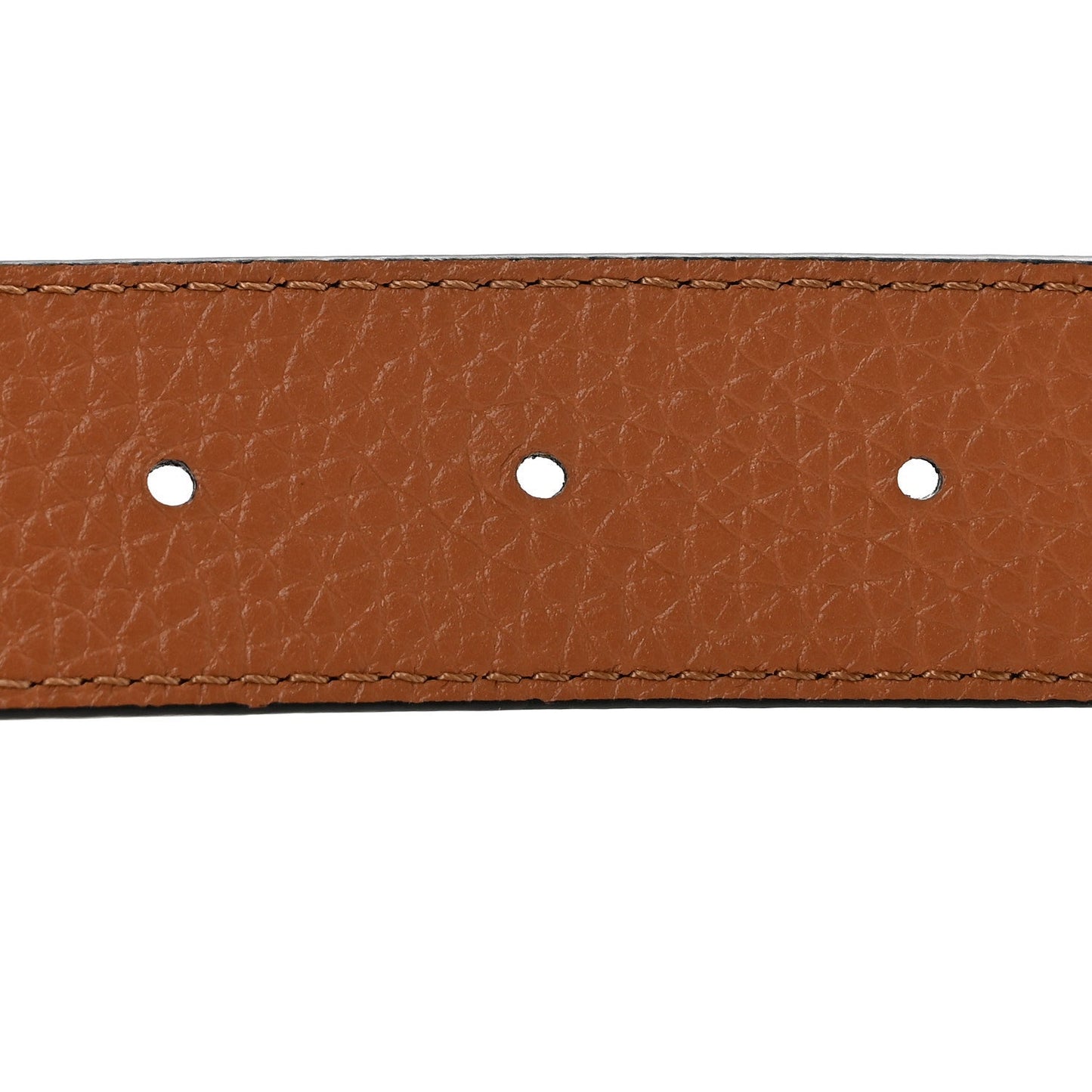 Taurillon Calfskin 30mm LV Initiales Reversible Belt 80 32 Black