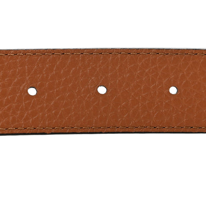 Taurillon Calfskin 30mm LV Initiales Reversible Belt 80 32 Black