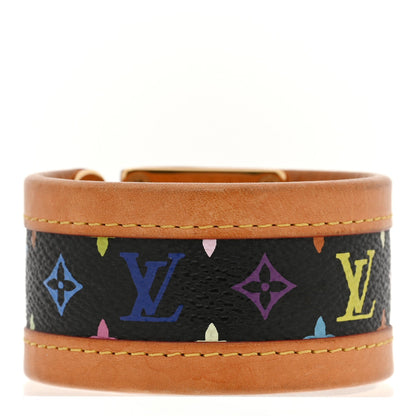 Monogram Multicolor M Lock Bracelet Black