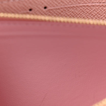 Damier Azur Zippy Wallet Rose Ballerine