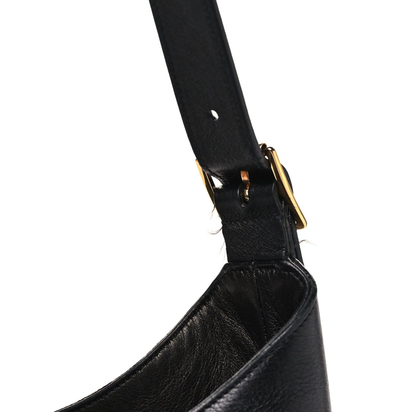 Calfskin Monogram Hobo Black