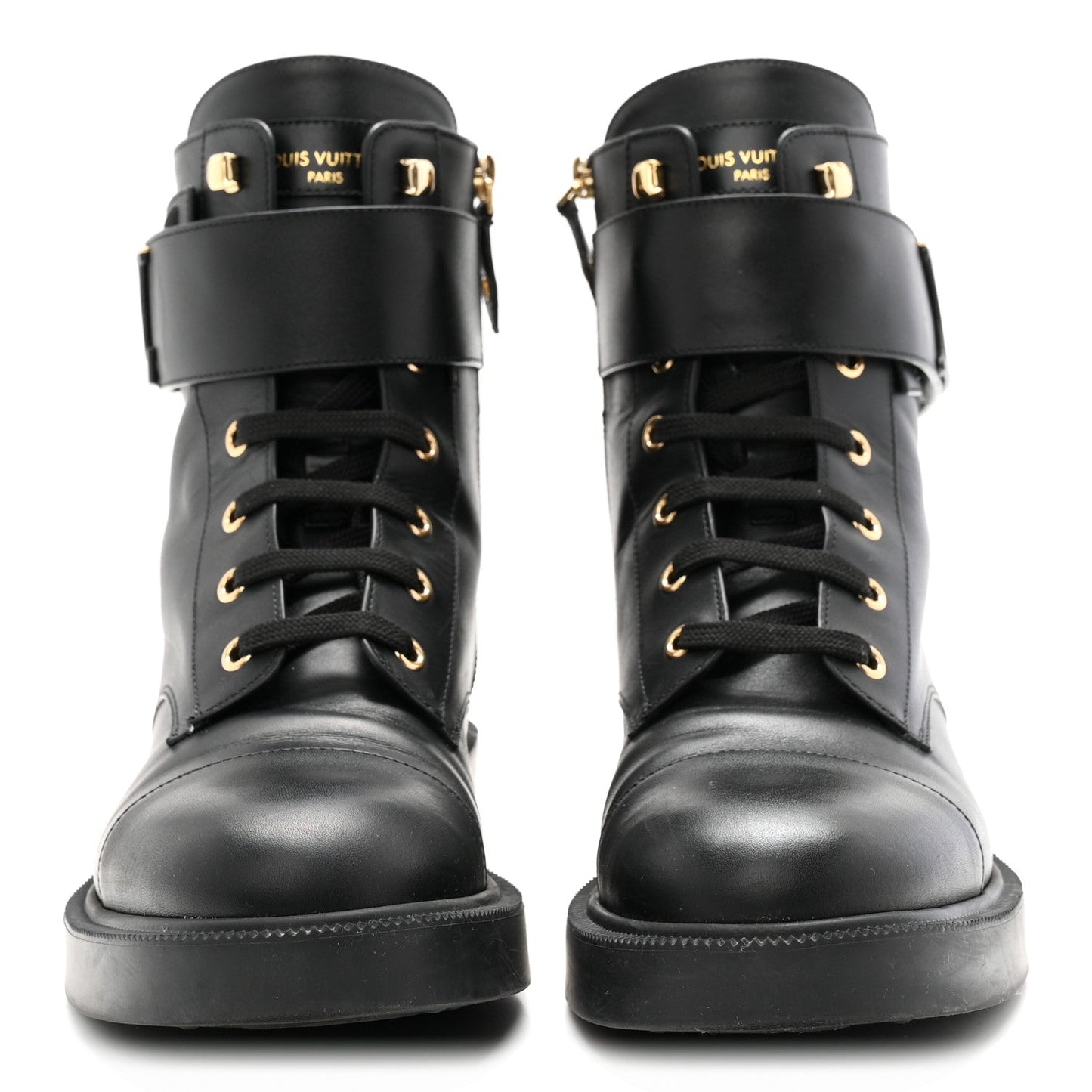 Calfskin Ranger Boots 40 Black