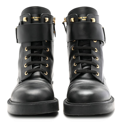 Calfskin Ranger Boots 40 Black