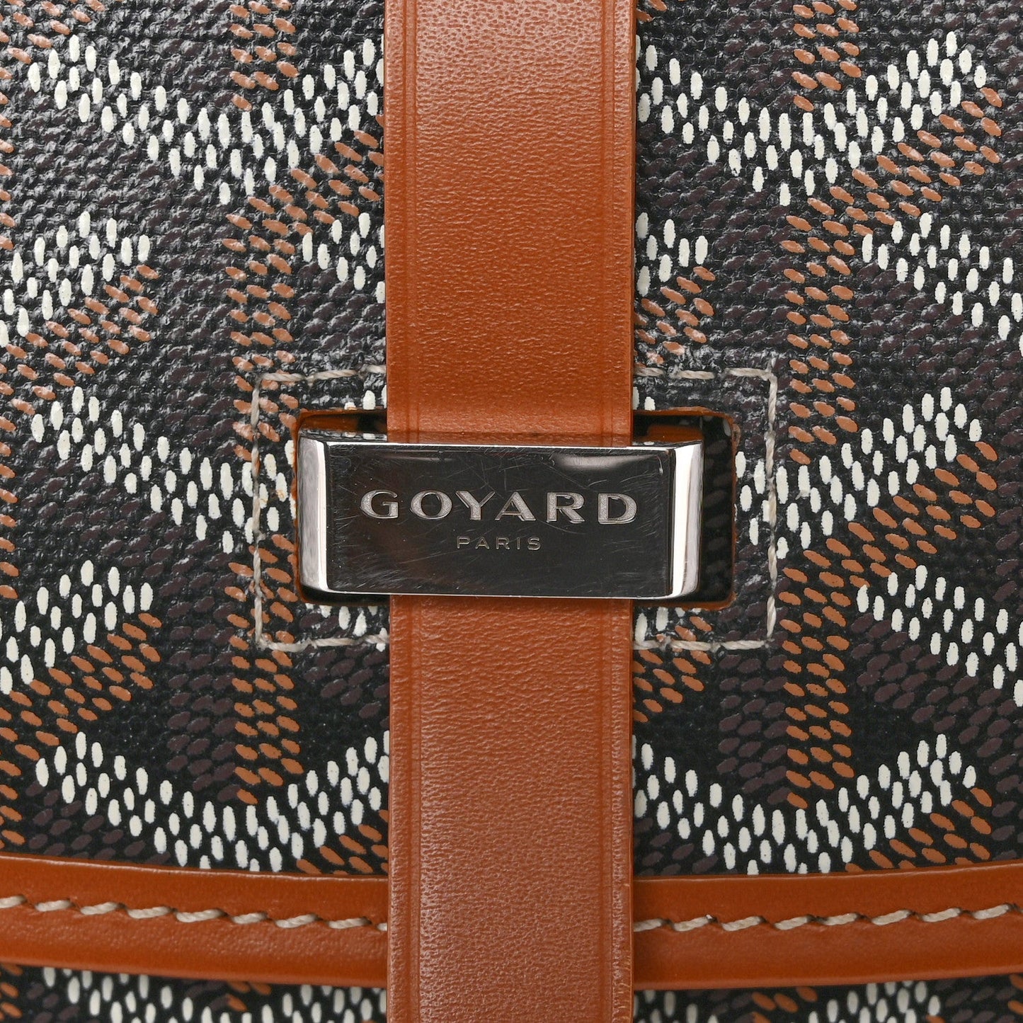Goyardine Belvedere II PM Messenger Bag Black Gold