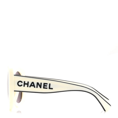 Acetate Sunglasses 71414A White
