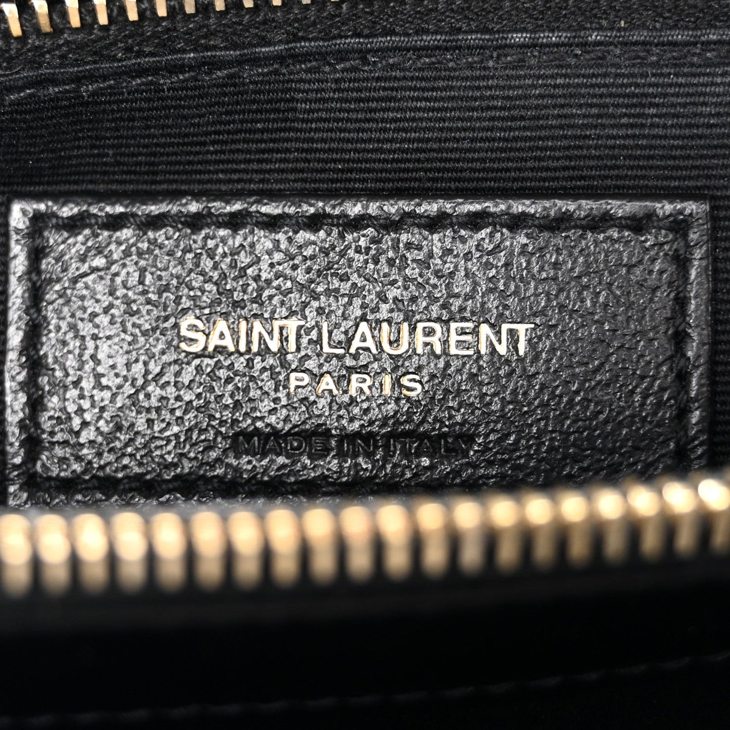 Calfskin Y Quilted Monogram Large Loulou Chain Satchel Black