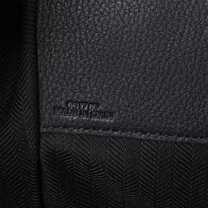 Calfskin Large Hammock Shoulder Bag Midnight Blue Black