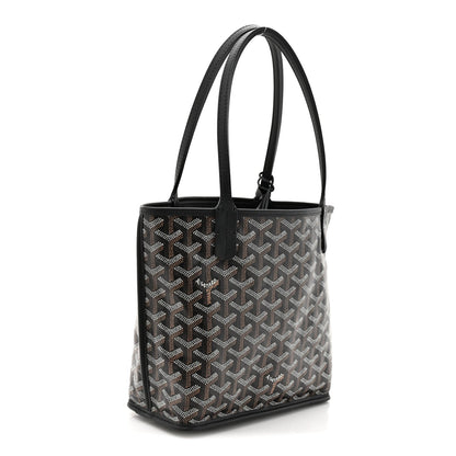 Goyardine Reversible Mini Anjou Black
