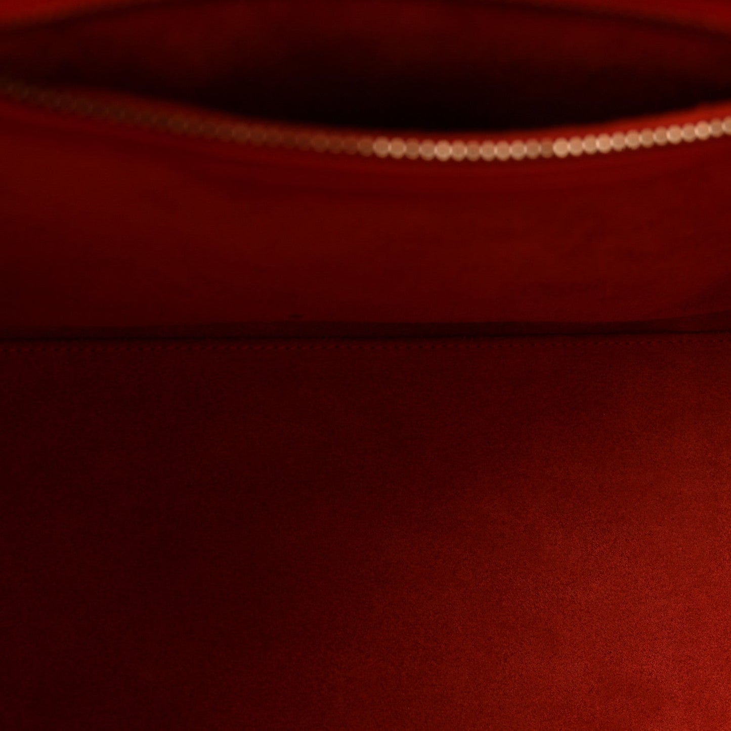 Drummed Calfskin Micro Luggage Vermillion