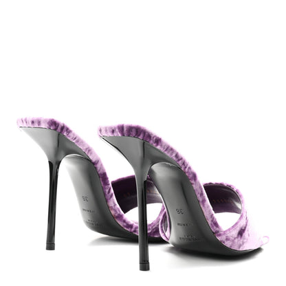 Velvet Baliqua 105 Mule Sandals 36 Malva