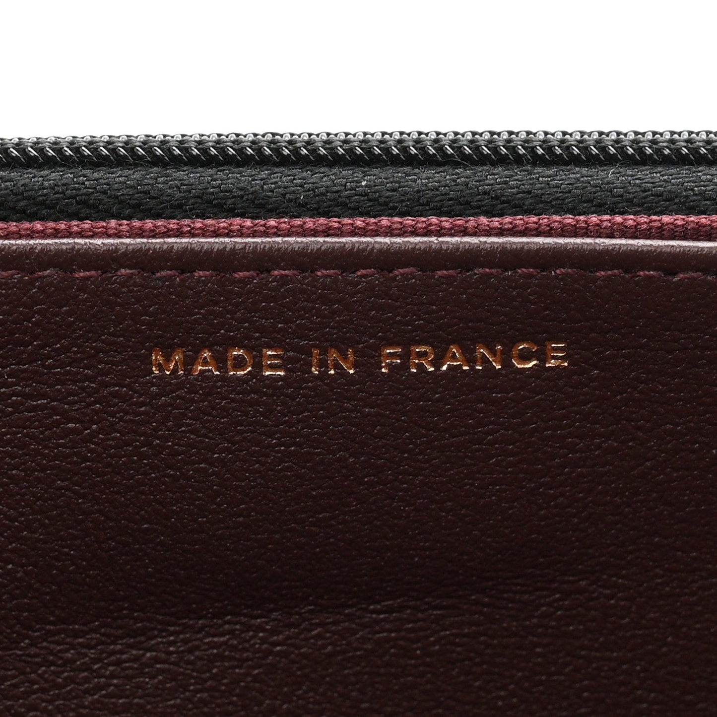 Lambskin Quilted Wallet On Chain WOC Black