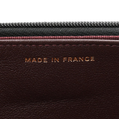 Lambskin Quilted Wallet On Chain WOC Black