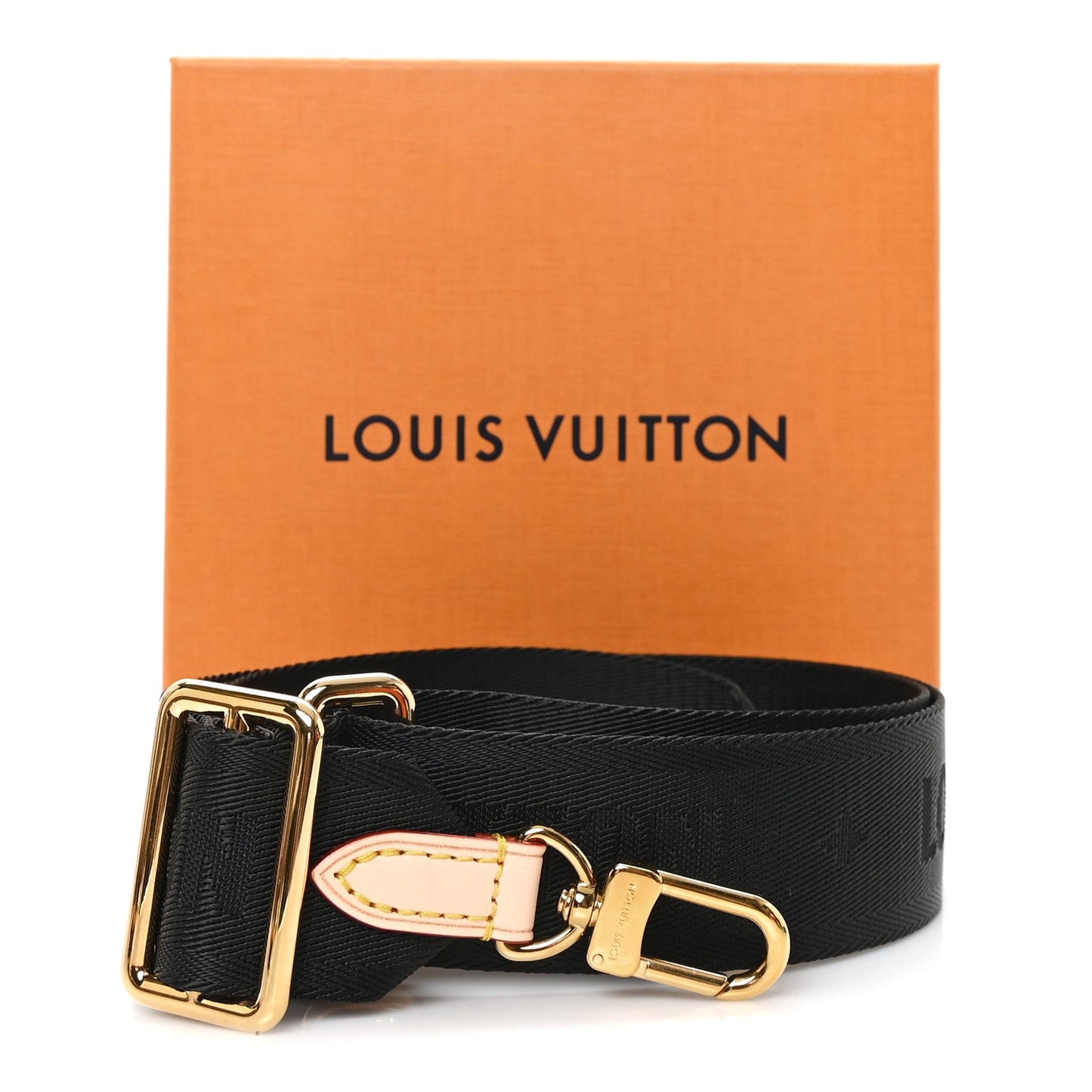 Monogram Multi Pochette Accessories Bandouliere Shoulder Strap Black