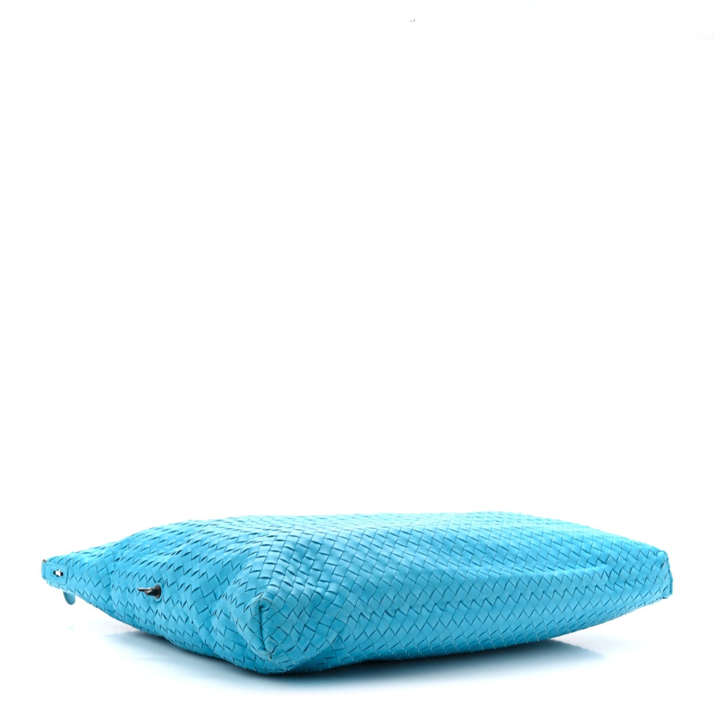 Nappa Intrecciato Maxi Convertible Tote Turquoise