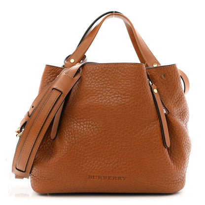 Grainy Calfskin House Check Small Maidstone Saddle Brown