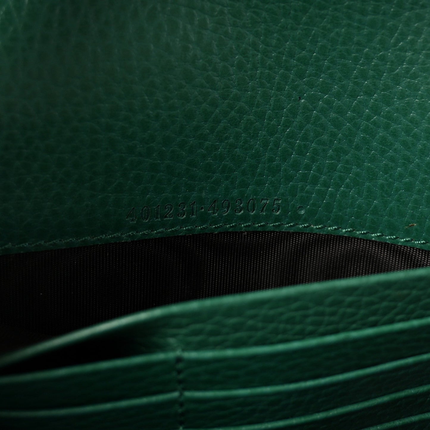 Calfskin Mini Dionysus Chain Wallet Emerald